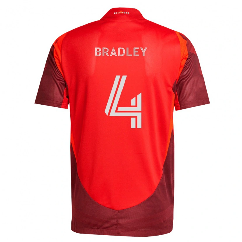 Danxen Kinder Michael Bradley #4 Burgund Rot Heimtrikot Trikot 2026/27 T-Shirt