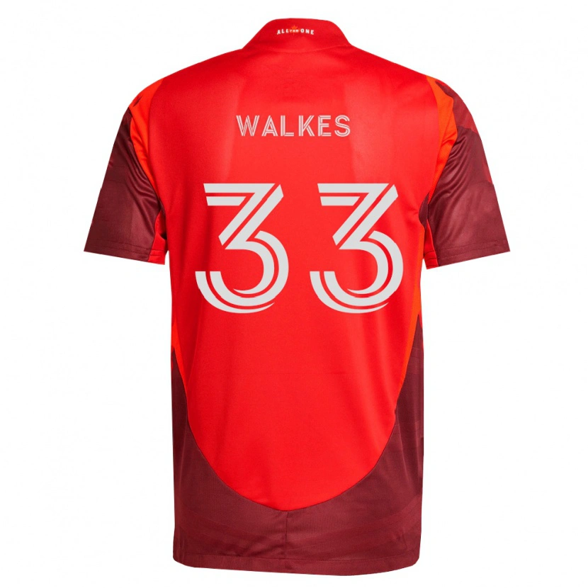 Danxen Kinder Reshaun Walkes #33 Burgund Rot Heimtrikot Trikot 2026/27 T-Shirt