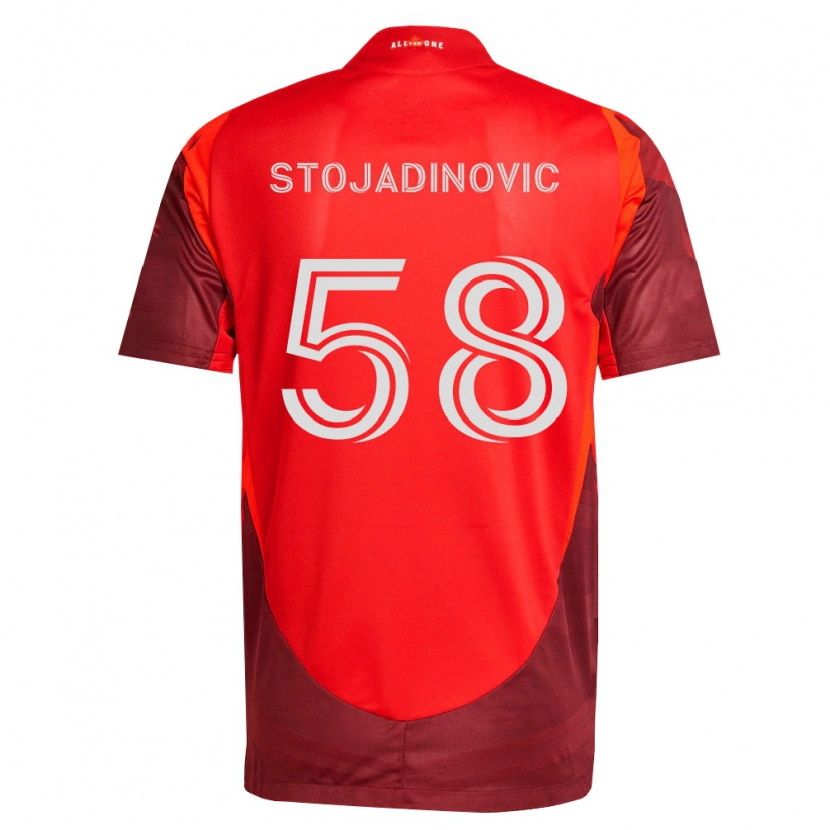 Danxen Kinder Marko Stojadinovic #58 Burgund Rot Heimtrikot Trikot 2026/27 T-Shirt