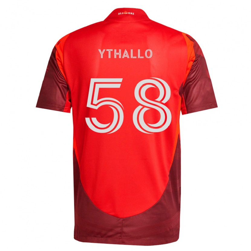 Danxen Kinder Ythallo #58 Burgund Rot Heimtrikot Trikot 2026/27 T-Shirt