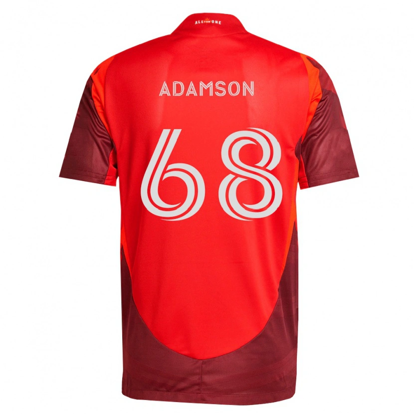 Danxen Kinder Demitre Adamson #68 Burgund Rot Heimtrikot Trikot 2026/27 T-Shirt