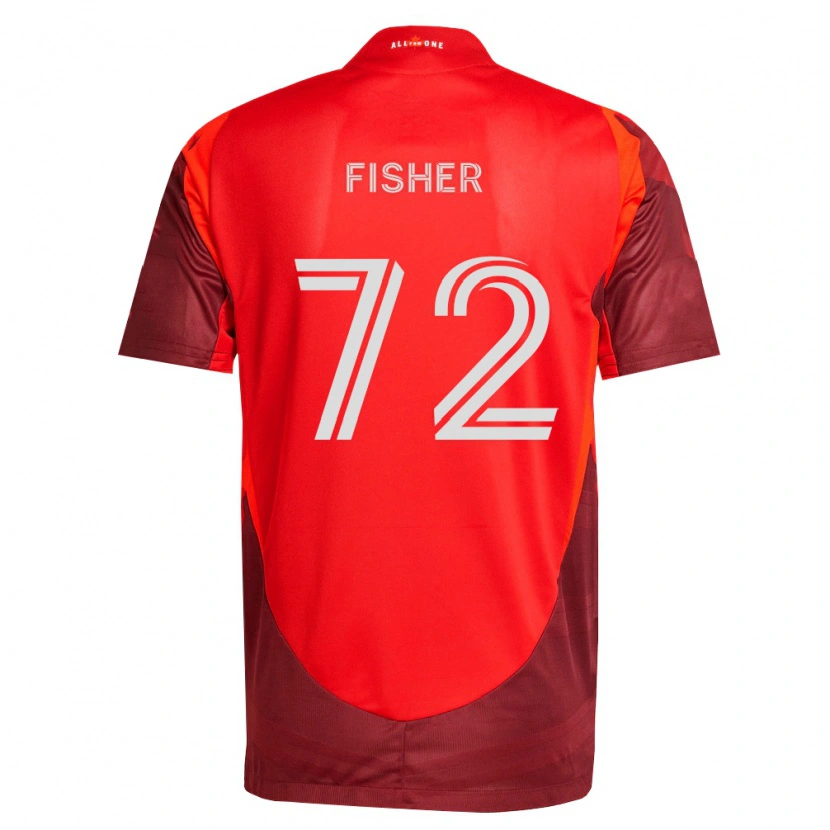Danxen Kinder Mark Fisher #72 Burgund Rot Heimtrikot Trikot 2026/27 T-Shirt