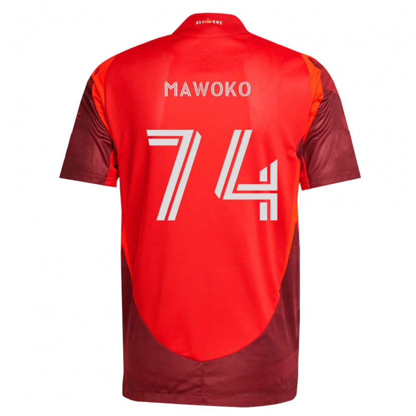 Danxen Kinder Kundai Mawoko #74 Burgund Rot Heimtrikot Trikot 2026/27 T-Shirt