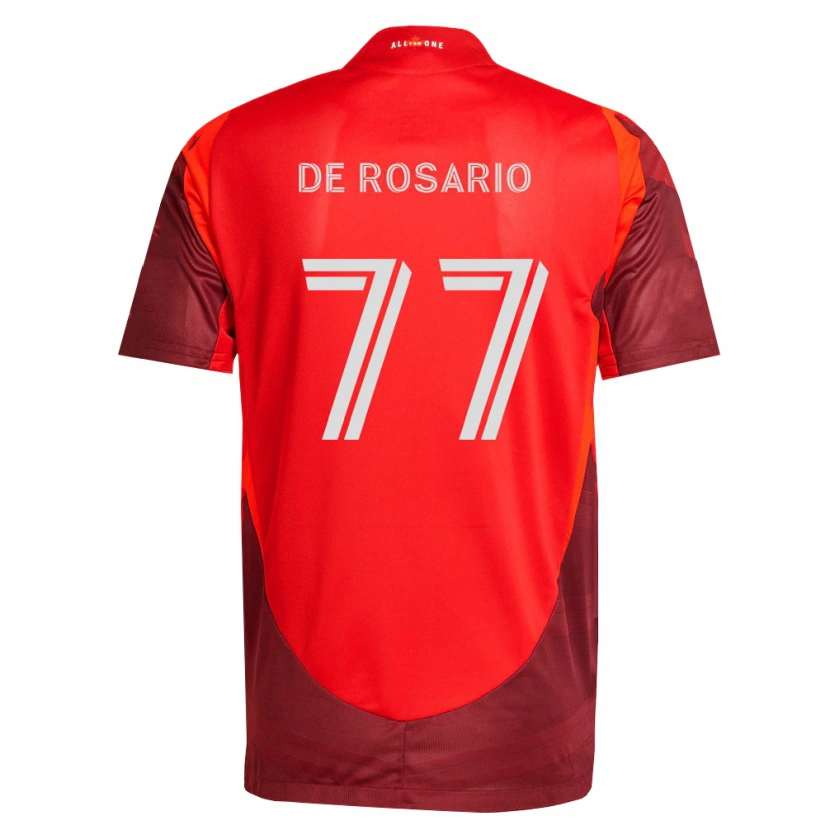 Danxen Kinder Adisa De Rosario #77 Burgund Rot Heimtrikot Trikot 2026/27 T-Shirt