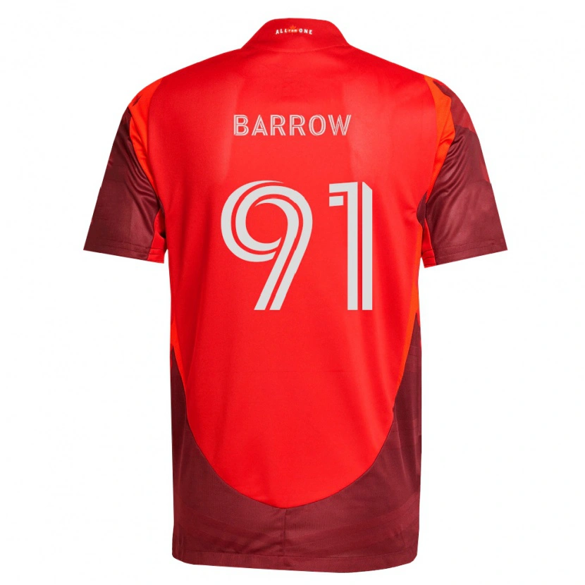 Danxen Kinder Dékwon Barrow #91 Burgund Rot Heimtrikot Trikot 2026/27 T-Shirt