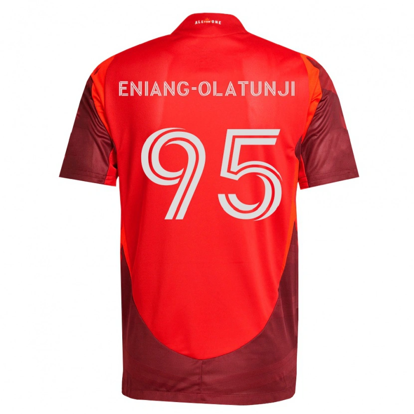 Danxen Kinder Daniel Eniang-Olatunji #95 Burgund Rot Heimtrikot Trikot 2026/27 T-Shirt