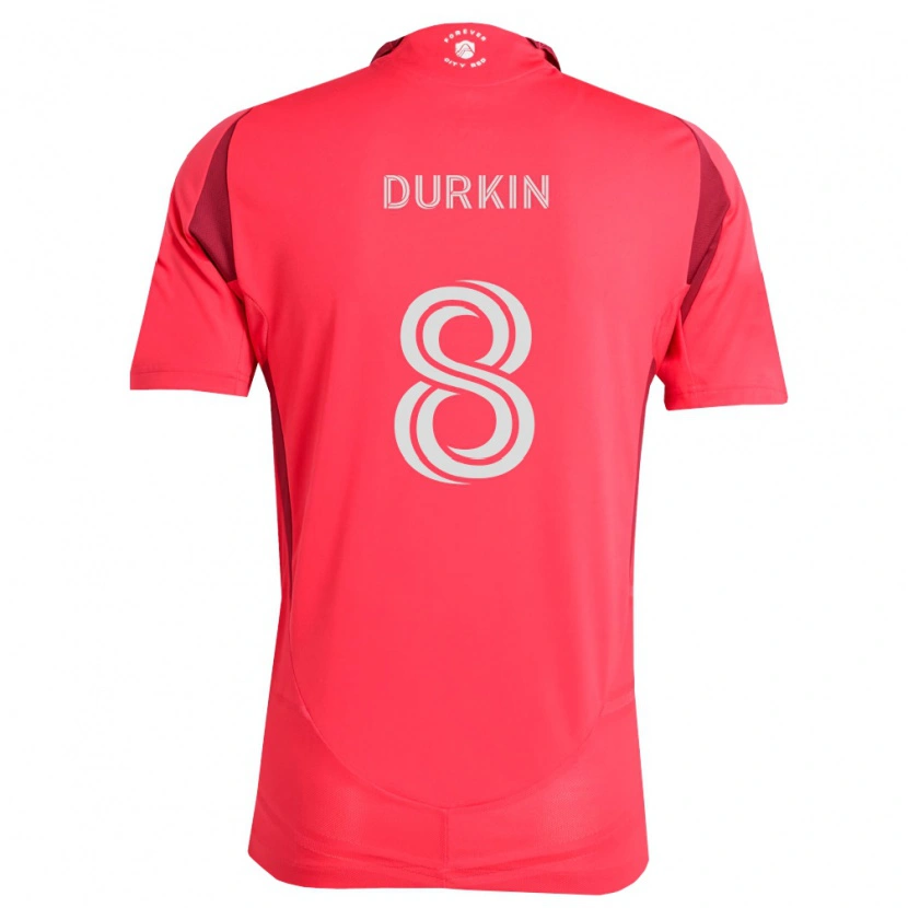 Danxen Kinder Chris Durkin #8 Magenta Weiß Heimtrikot Trikot 2026/27 T-Shirt