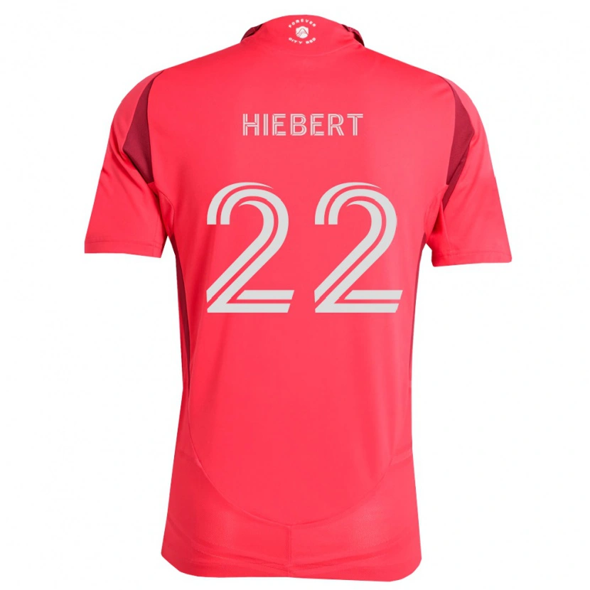 Danxen Kinder Kyle Hiebert #22 Magenta Weiß Heimtrikot Trikot 2026/27 T-Shirt