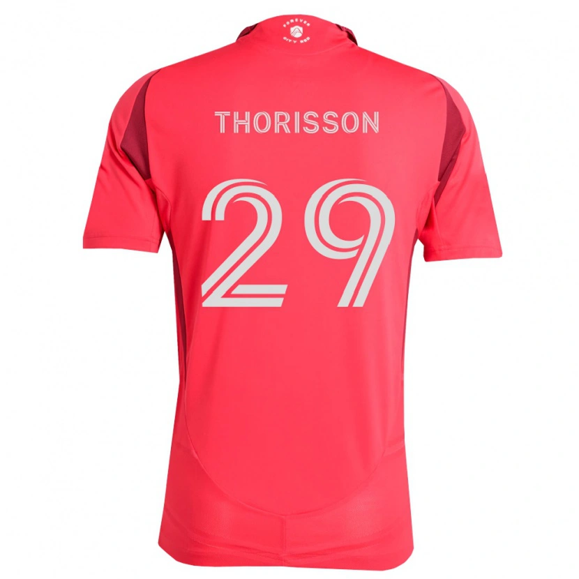 Danxen Kinder Nökkvi Thórisson #29 Magenta Weiß Heimtrikot Trikot 2026/27 T-Shirt