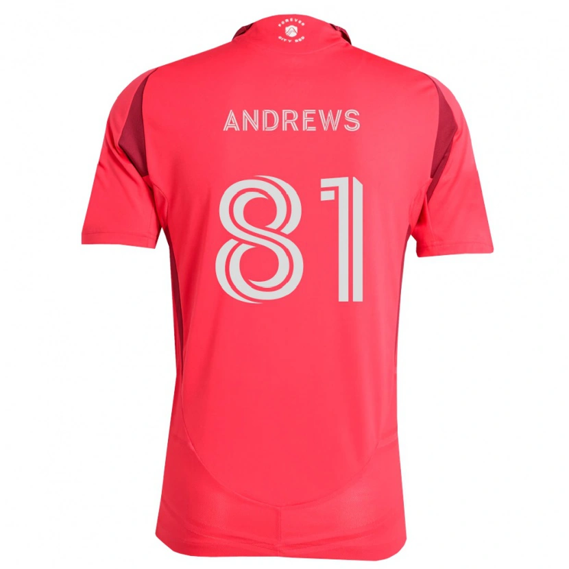 Danxen Kinder Joe Andrews #81 Magenta Weiß Heimtrikot Trikot 2026/27 T-Shirt