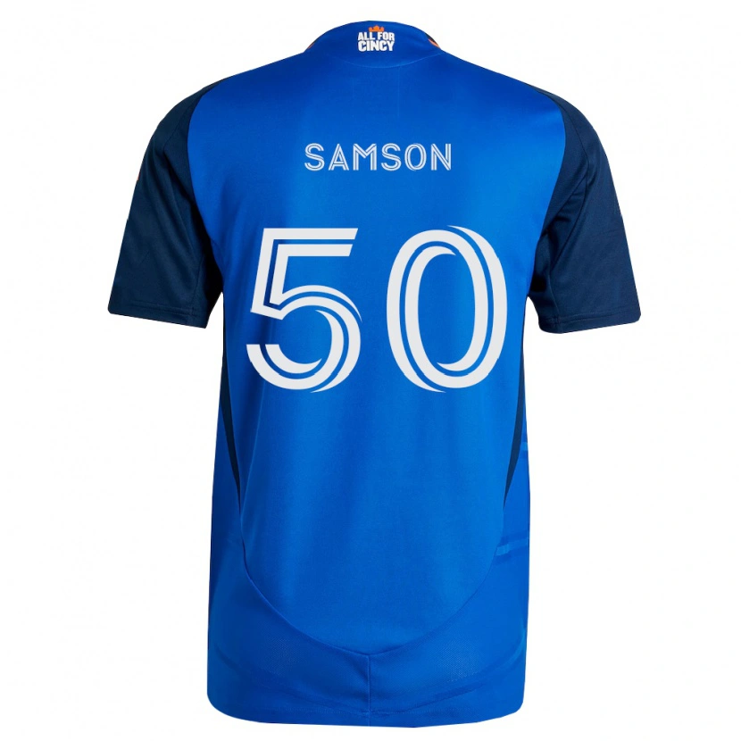 Danxen Kinder Félix Samson #50 Königsblau Orange Heimtrikot Trikot 2026/27 T-Shirt