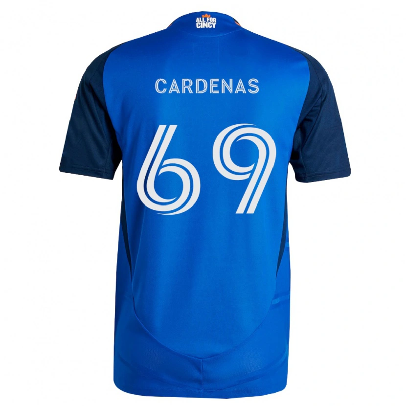 Danxen Kinder Jared Cardenas #69 Königsblau Orange Heimtrikot Trikot 2026/27 T-Shirt