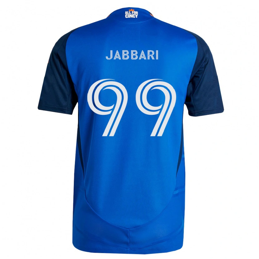 Danxen Kinder Ayoub Jabbari #99 Königsblau Orange Heimtrikot Trikot 2026/27 T-Shirt