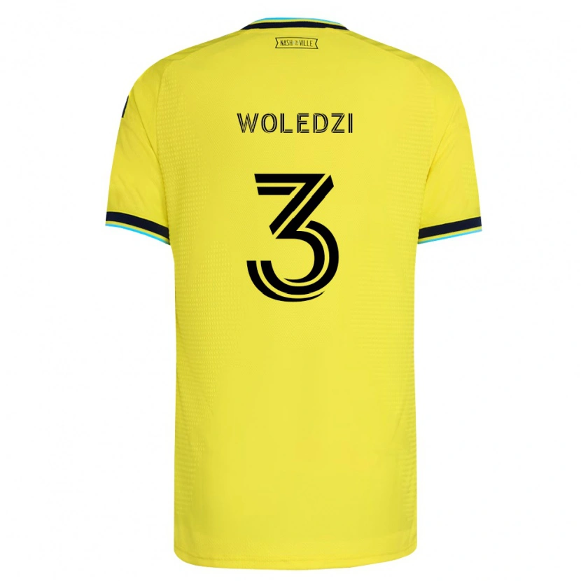Danxen Kinder Maxwell Woledzi #3 Hellgelb Marineblau Heimtrikot Trikot 2026/27 T-Shirt
