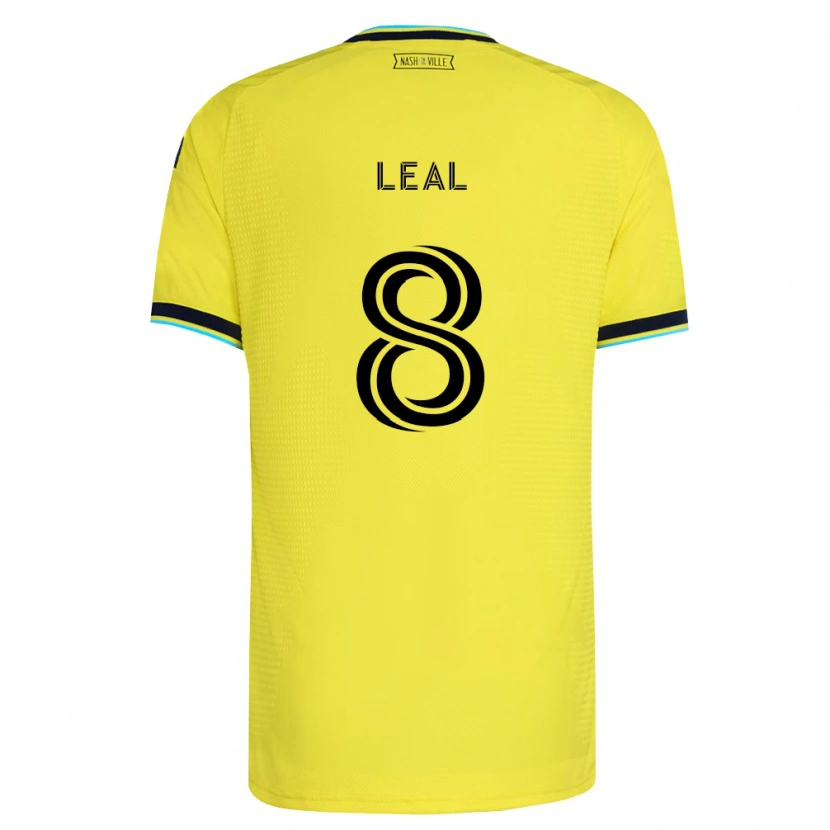 Danxen Kinder Randall Leal #8 Hellgelb Marineblau Heimtrikot Trikot 2026/27 T-Shirt