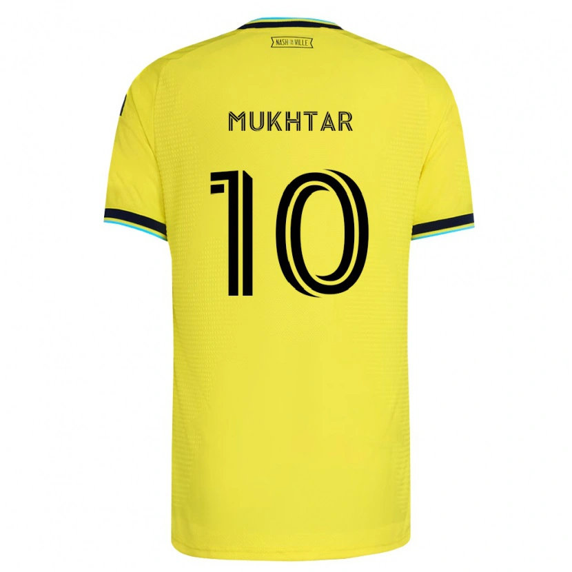Danxen Kinder Hany Mukhtar #10 Hellgelb Marineblau Heimtrikot Trikot 2026/27 T-Shirt