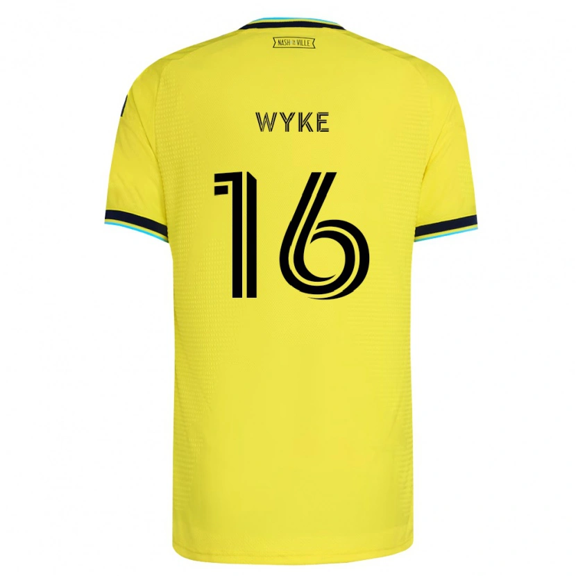 Danxen Kinder Laurence Wyke #16 Hellgelb Marineblau Heimtrikot Trikot 2026/27 T-Shirt