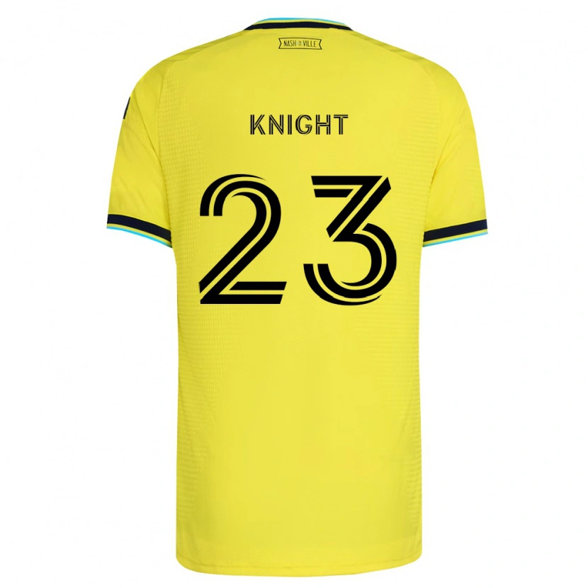 Danxen Kinder Jordan Knight #23 Hellgelb Marineblau Heimtrikot Trikot 2026/27 T-Shirt