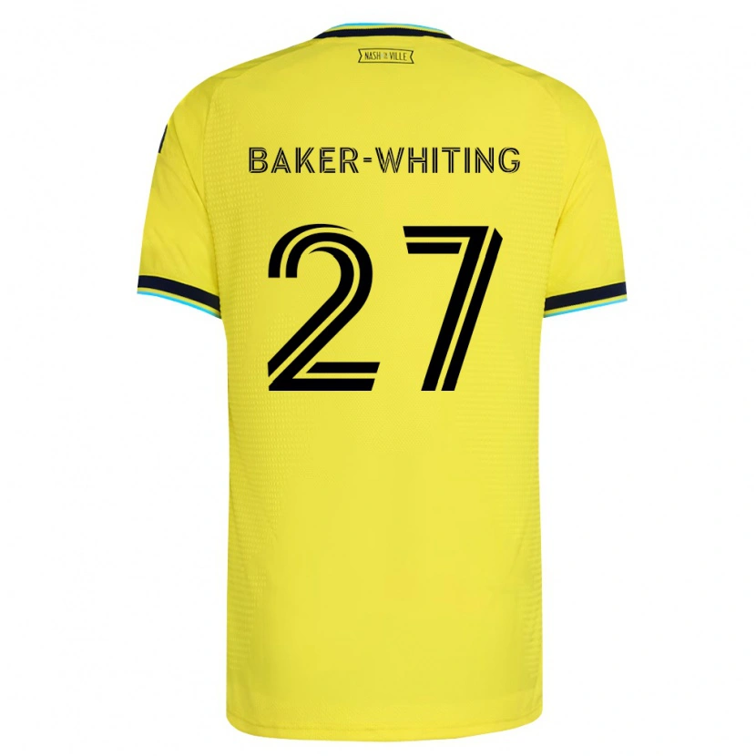 Danxen Kinder Reed Baker-Whiting #27 Hellgelb Marineblau Heimtrikot Trikot 2026/27 T-Shirt