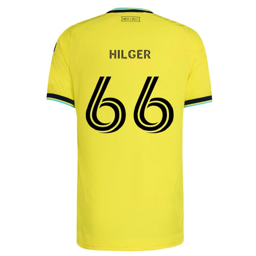 Danxen Kinder Brooks Hilger #66 Hellgelb Marineblau Heimtrikot Trikot 2026/27 T-Shirt