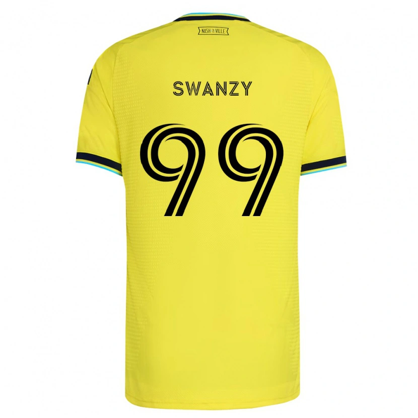 Danxen Kinder Joshua Swanzy #99 Hellgelb Marineblau Heimtrikot Trikot 2026/27 T-Shirt