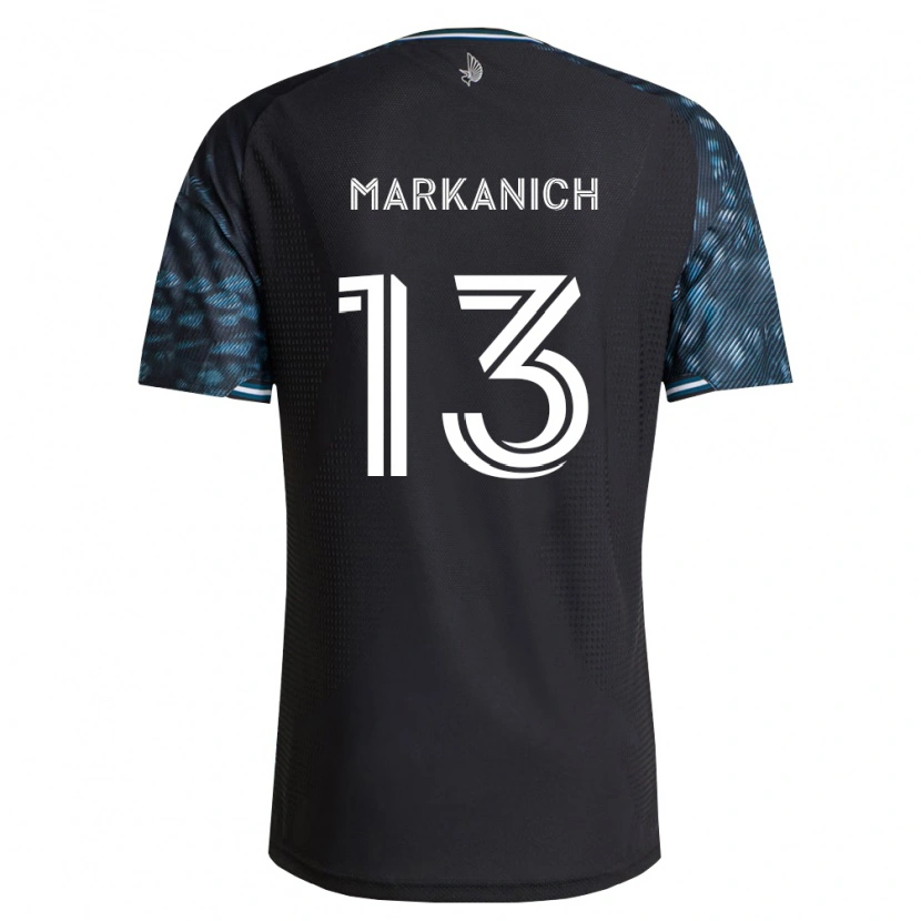 Danxen Kinder Anthony Markanich Jr. #13 Schwarz Weiß Heimtrikot Trikot 2026/27 T-Shirt