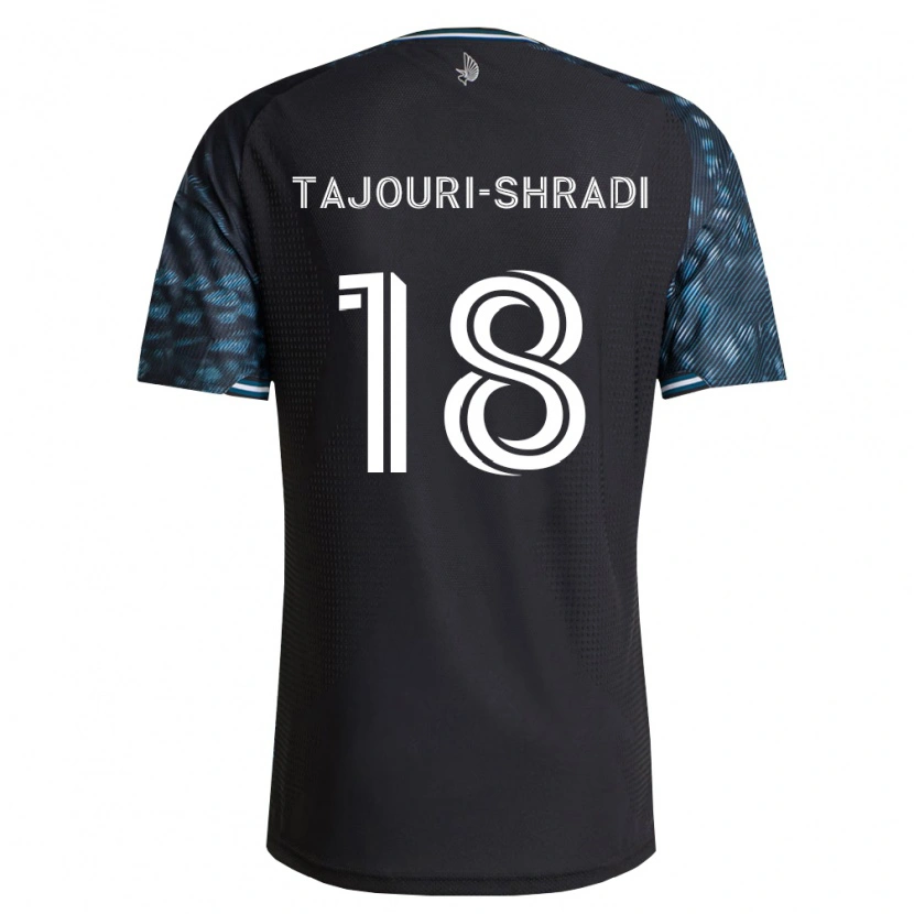 Danxen Kinder Ismael Tajouri-Shradi #18 Schwarz Weiß Heimtrikot Trikot 2026/27 T-Shirt