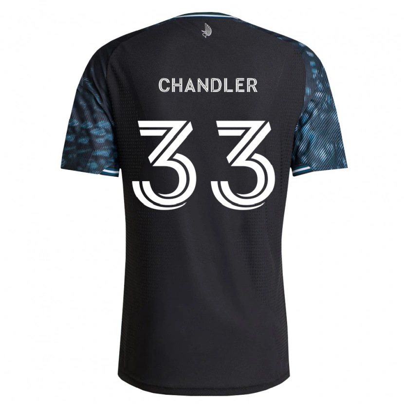 Danxen Kinder Kieran Chandler #33 Schwarz Weiß Heimtrikot Trikot 2026/27 T-Shirt