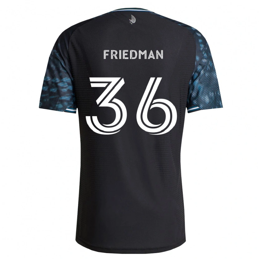 Danxen Kinder Jakob Friedman #36 Schwarz Weiß Heimtrikot Trikot 2026/27 T-Shirt