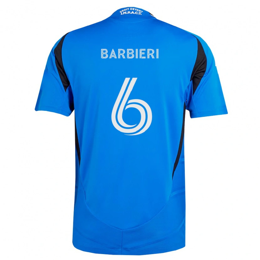 Danxen Kinder Juliano Barbieri #6 Blau Weiß Schwarz Heimtrikot Trikot 2026/27 T-Shirt