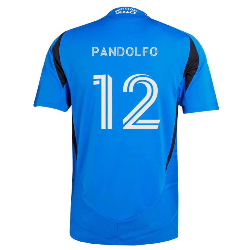 Danxen Kinder Gabriel Pandolfo #12 Blau Weiß Schwarz Heimtrikot Trikot 2026/27 T-Shirt