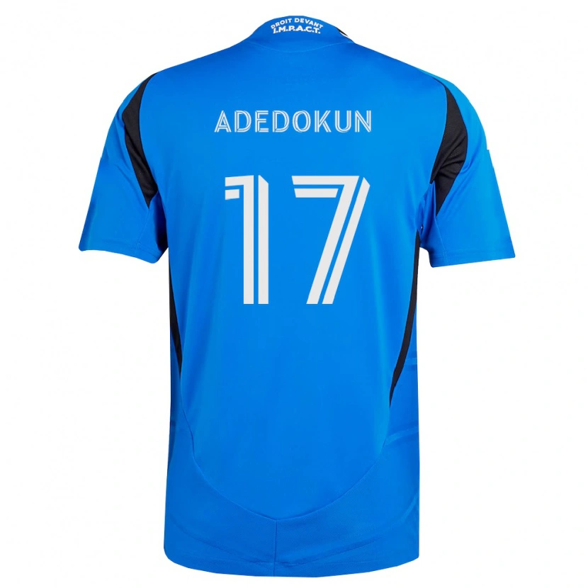 Danxen Kinder Michael Adedokun #17 Blau Weiß Schwarz Heimtrikot Trikot 2026/27 T-Shirt