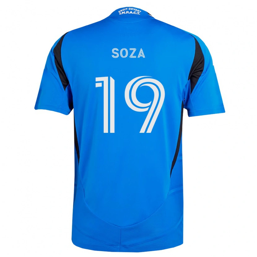 Danxen Kinder Joel Soza #19 Blau Weiß Schwarz Heimtrikot Trikot 2026/27 T-Shirt