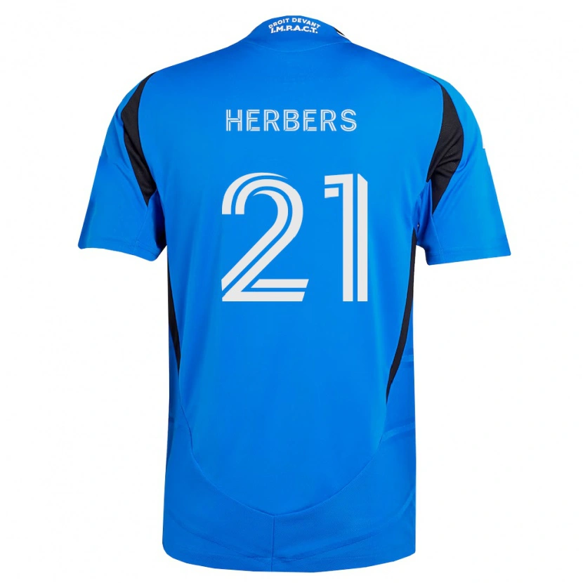 Danxen Kinder Fabian Herbers #21 Blau Weiß Schwarz Heimtrikot Trikot 2026/27 T-Shirt
