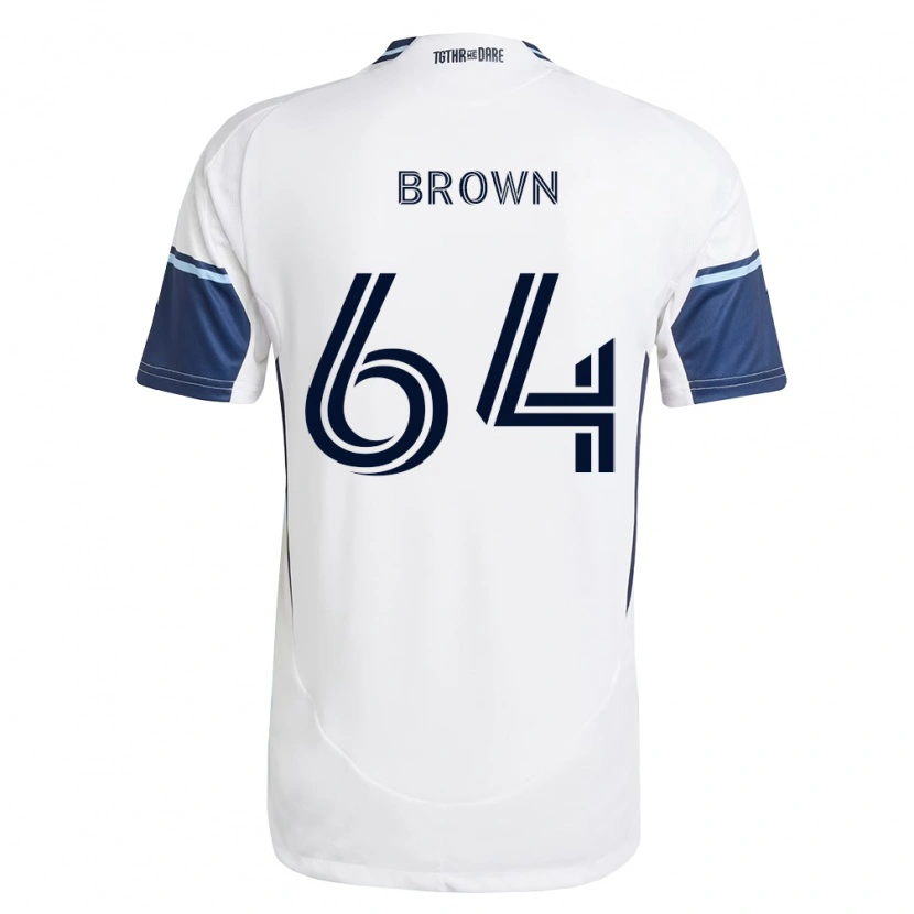 Danxen Kinder Tyler Brown #64 Weiß Königsblau Heimtrikot Trikot 2026/27 T-Shirt