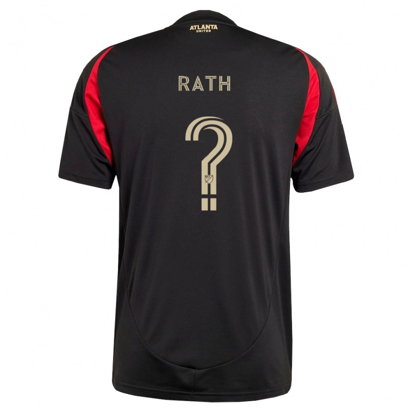 Danxen Kinder Jacob Rath #0 Schwarz Rot Heimtrikot Trikot 2026/27 T-Shirt