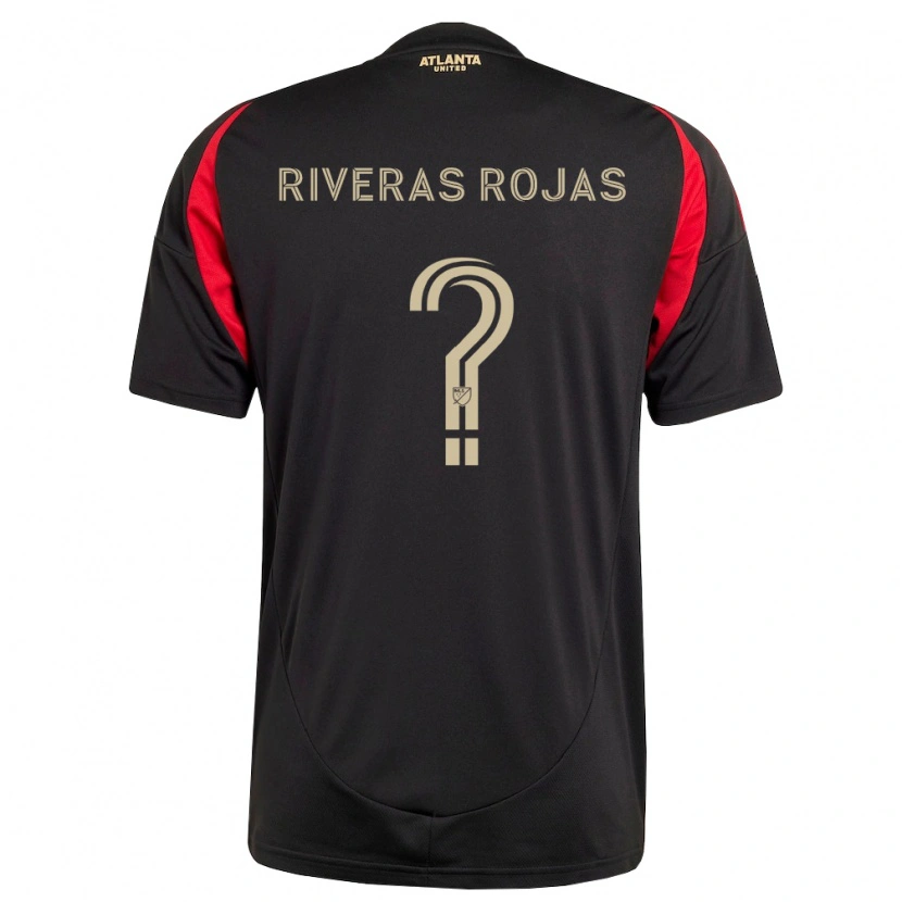Danxen Kinder Gonzalo Riveras Rojas #0 Schwarz Rot Heimtrikot Trikot 2026/27 T-Shirt