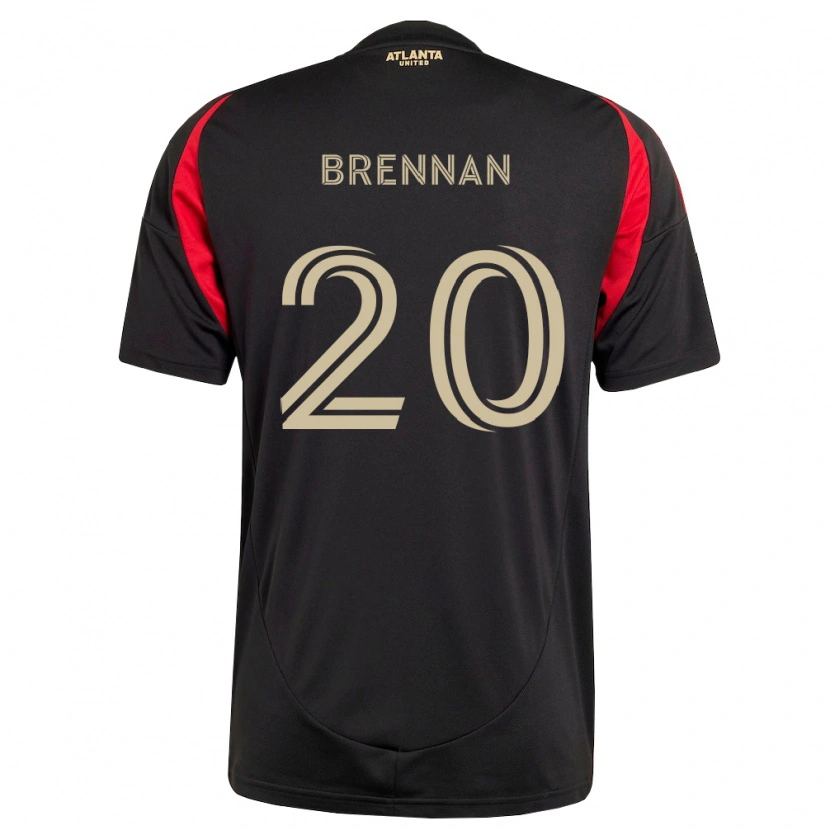 Danxen Kinder Luke Brennan #20 Schwarz Rot Heimtrikot Trikot 2026/27 T-Shirt