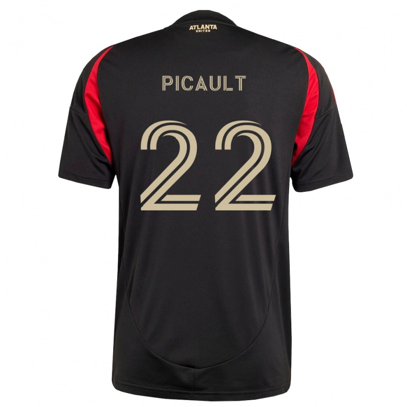 Danxen Kinder Fafà Picault #22 Schwarz Rot Heimtrikot Trikot 2026/27 T-Shirt