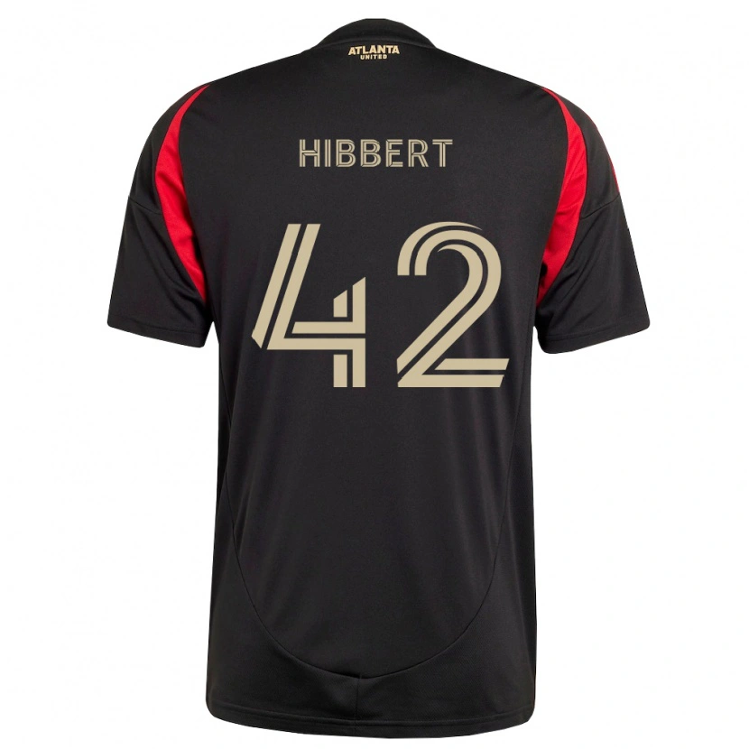 Danxen Kinder Jayden Hibbert #42 Schwarz Rot Heimtrikot Trikot 2026/27 T-Shirt