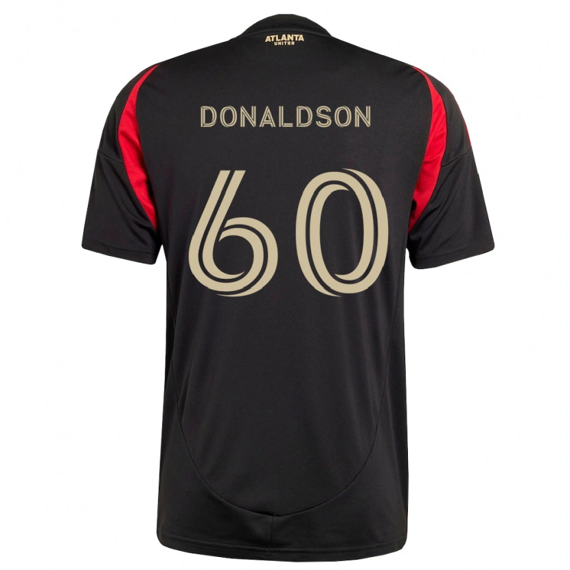 Danxen Kinder James Donaldson #60 Schwarz Rot Heimtrikot Trikot 2026/27 T-Shirt