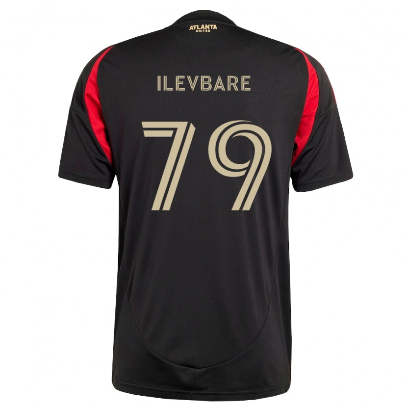 Danxen Kinder David Ilevbare #79 Schwarz Rot Heimtrikot Trikot 2026/27 T-Shirt