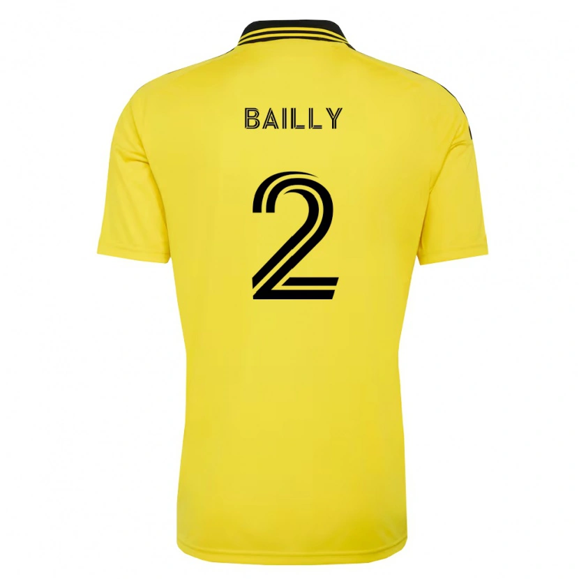 Danxen Kinder Eric Bailly #2 Gelb Schwarz Heimtrikot Trikot 2026/27 T-Shirt