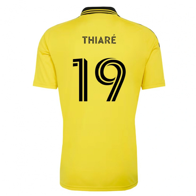 Danxen Kinder Jamal Thiaré #19 Gelb Schwarz Heimtrikot Trikot 2026/27 T-Shirt