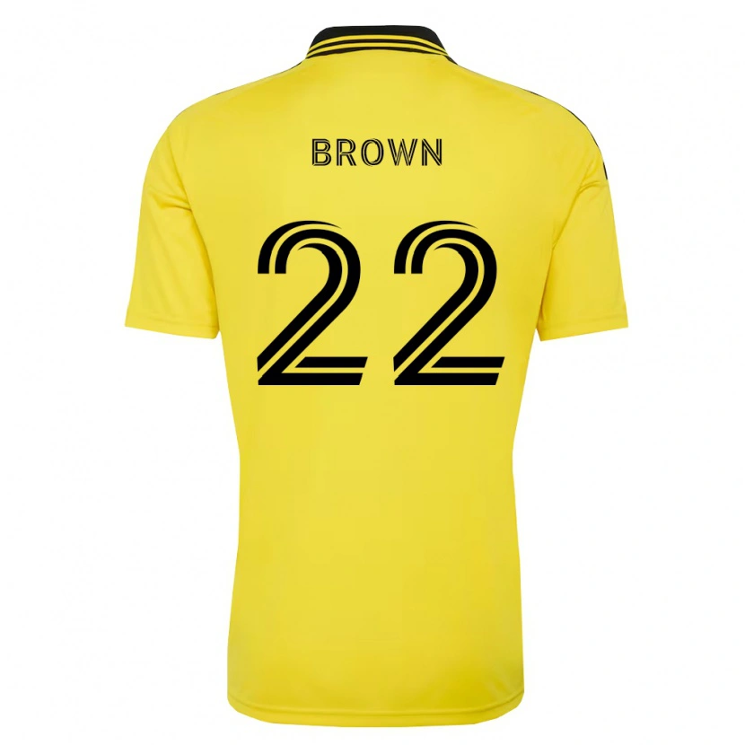 Danxen Kinder Tristan Brown #22 Gelb Schwarz Heimtrikot Trikot 2026/27 T-Shirt