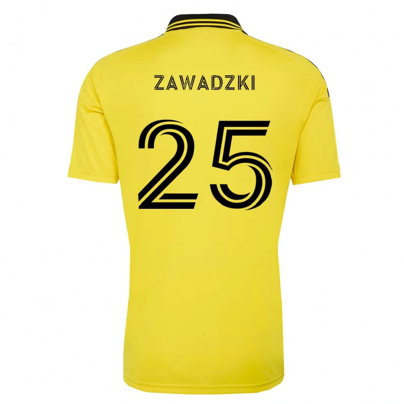 Danxen Kinder Sean Zawadzki #25 Gelb Schwarz Heimtrikot Trikot 2026/27 T-Shirt