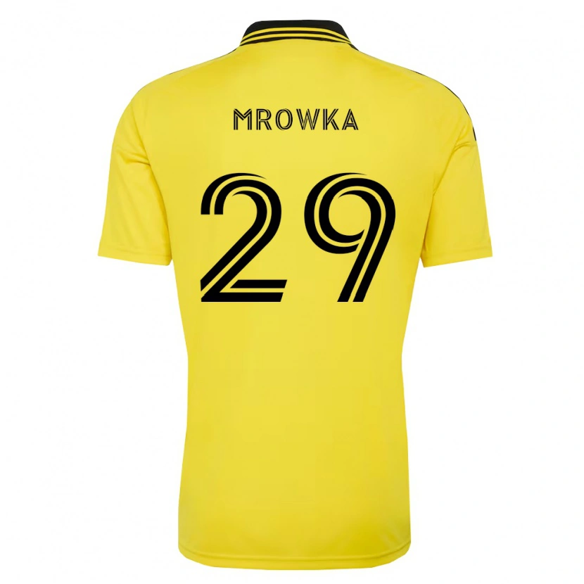 Danxen Kinder Cole Mrowka #29 Gelb Schwarz Heimtrikot Trikot 2026/27 T-Shirt