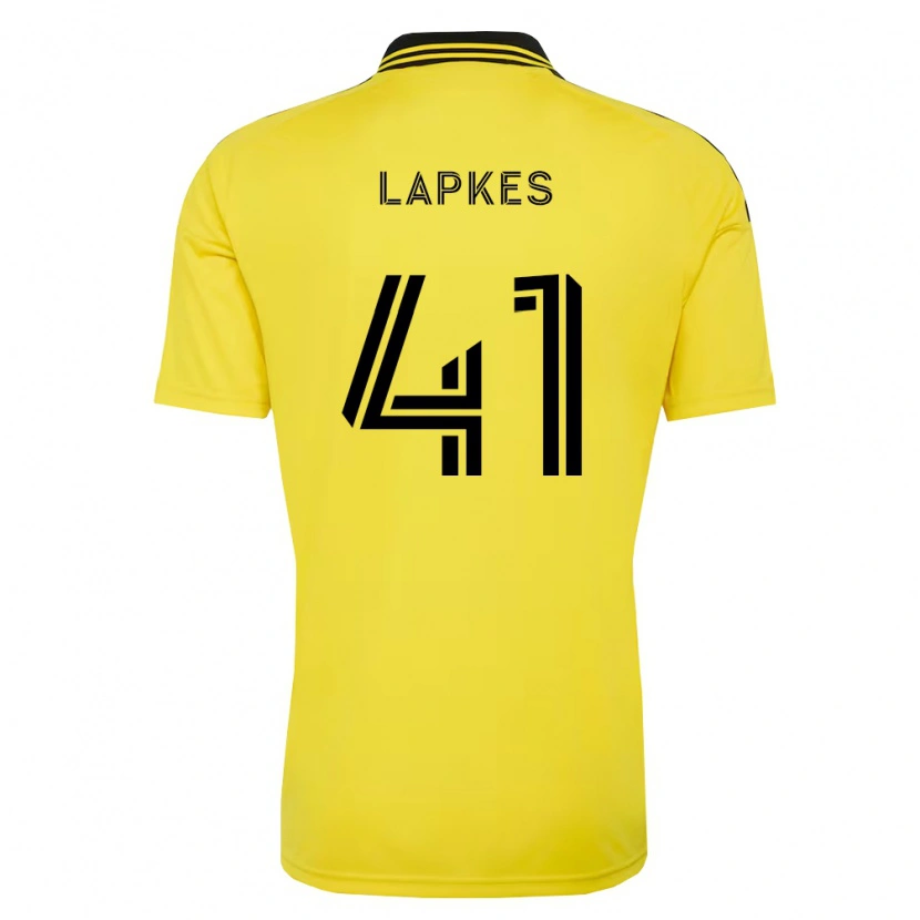 Danxen Kinder Stanislav Lapkes #41 Gelb Schwarz Heimtrikot Trikot 2026/27 T-Shirt