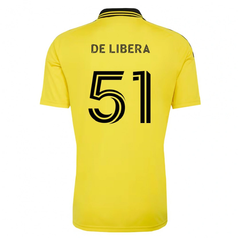 Danxen Kinder Giorgio De Libera #51 Gelb Schwarz Heimtrikot Trikot 2026/27 T-Shirt