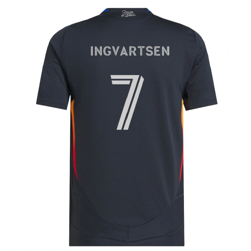 Danxen Kinder Marcus Ingvartsen #7 Dunkelgrau Rot Heimtrikot Trikot 2026/27 T-Shirt